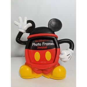 Disney Parks Mickey Mouse Photo Frame Ears 4"x4" RARE!!